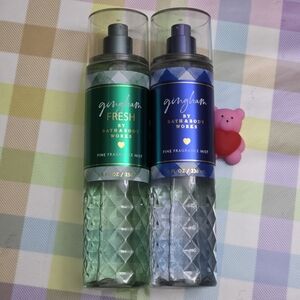 Bath & Body Works Gingham Classic & Gingham Fresh Fragrance Mist Set NEW